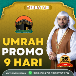 Paket Umrah Promo 9 Hari Dwi Travel 1